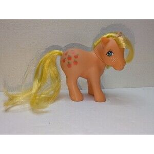 My Little Pony APPLEJACK Figure Vintage 80s Hong Kong Hasbro